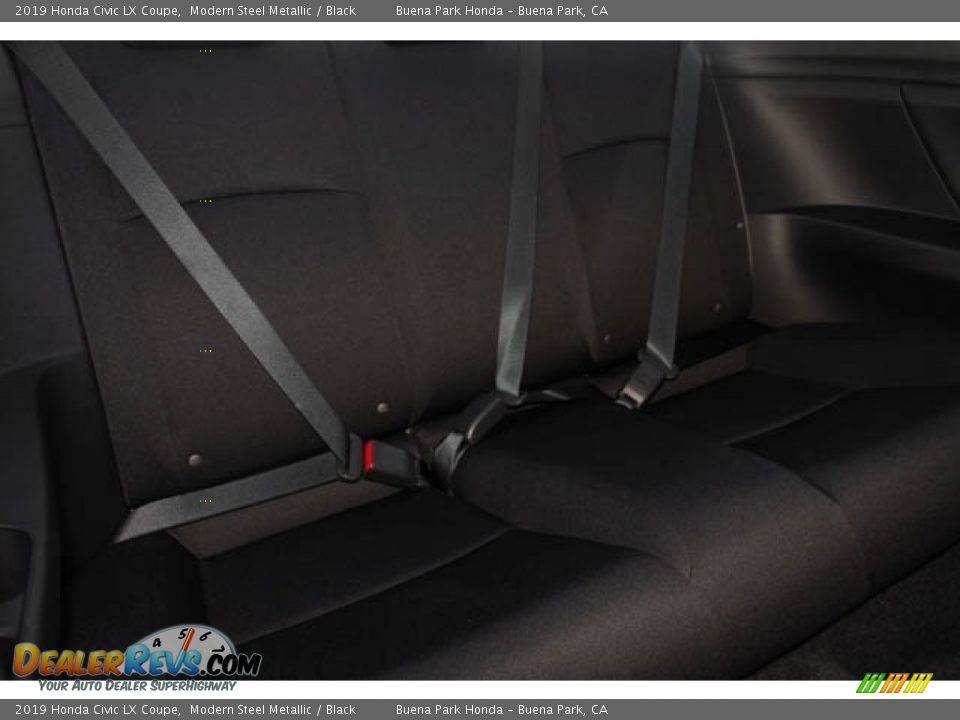 2019 Honda Civic LX Coupe Modern Steel Metallic / Black Photo #26