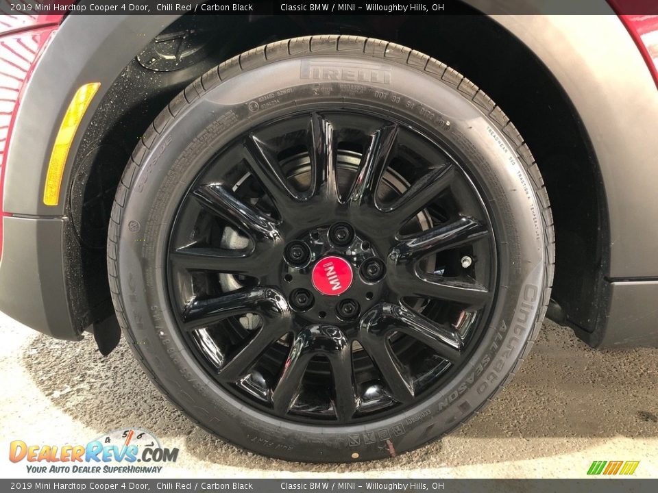 2019 Mini Hardtop Cooper 4 Door Chili Red / Carbon Black Photo #8