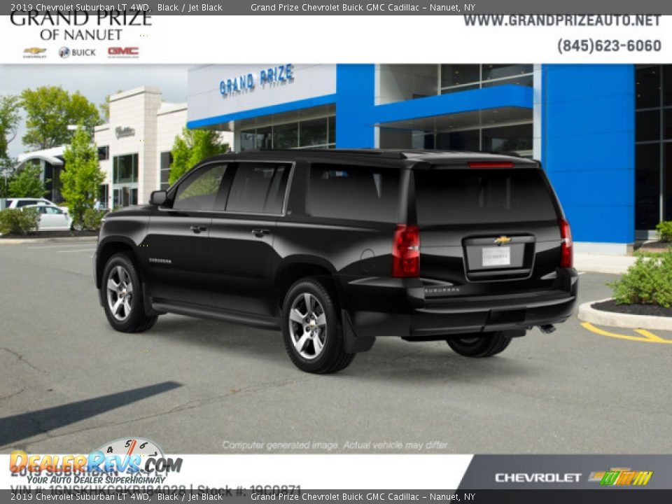 2019 Chevrolet Suburban LT 4WD Black / Jet Black Photo #3