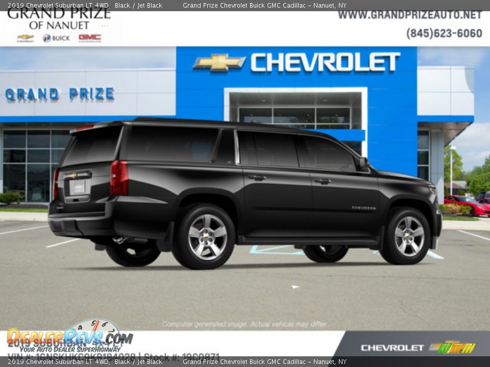 2019 Chevrolet Suburban LT 4WD Black / Jet Black Photo #4