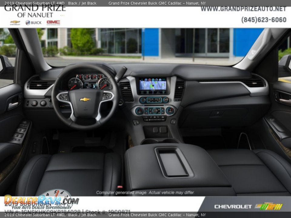 2019 Chevrolet Suburban LT 4WD Black / Jet Black Photo #5