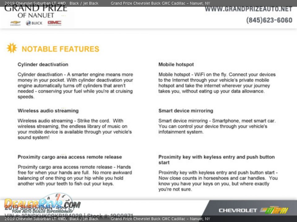 2019 Chevrolet Suburban LT 4WD Black / Jet Black Photo #7