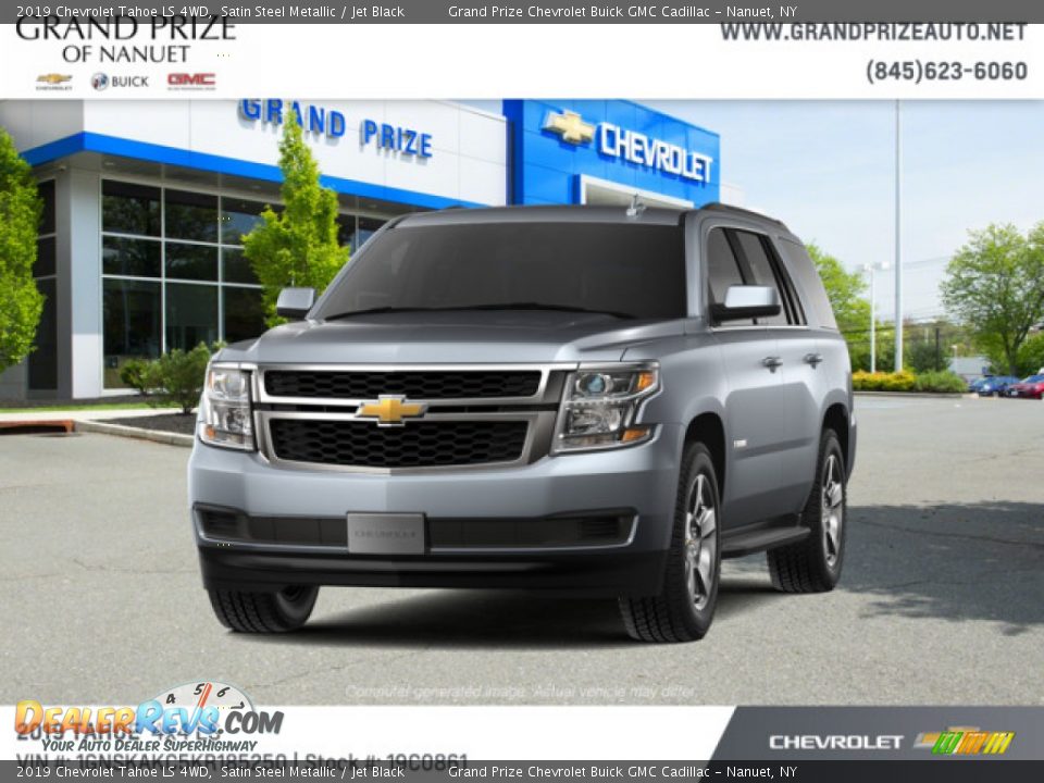 2019 Chevrolet Tahoe LS 4WD Satin Steel Metallic / Jet Black Photo #1