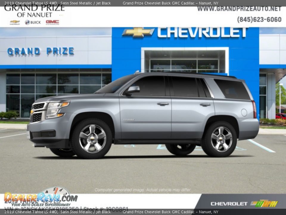 2019 Chevrolet Tahoe LS 4WD Satin Steel Metallic / Jet Black Photo #2