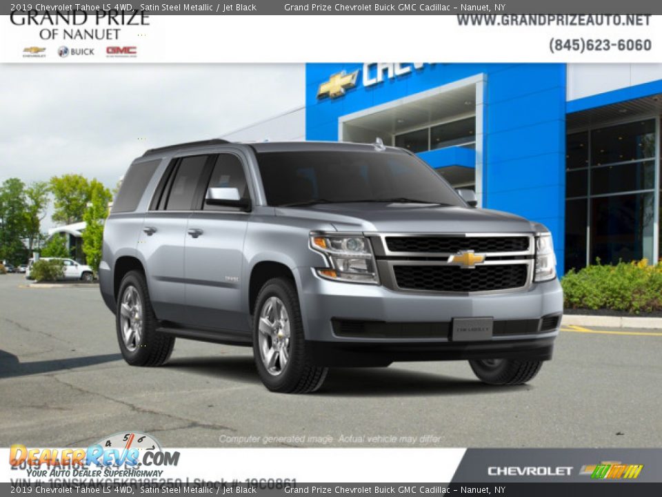 2019 Chevrolet Tahoe LS 4WD Satin Steel Metallic / Jet Black Photo #4