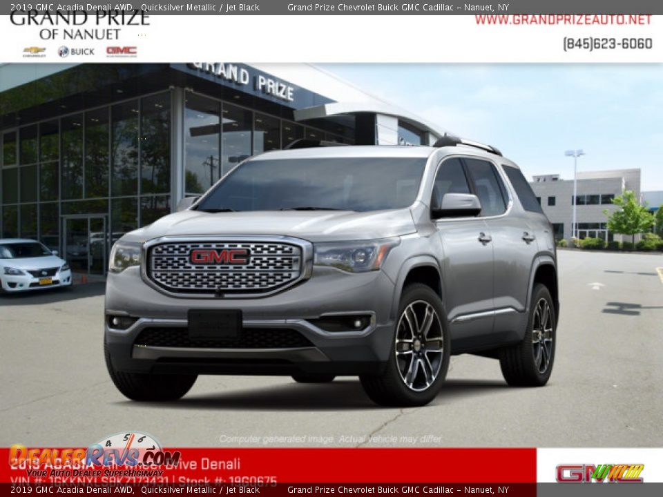 2019 GMC Acadia Denali AWD Quicksilver Metallic / Jet Black Photo #1