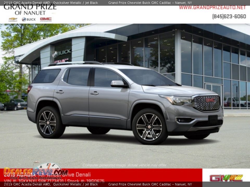 2019 GMC Acadia Denali AWD Quicksilver Metallic / Jet Black Photo #4