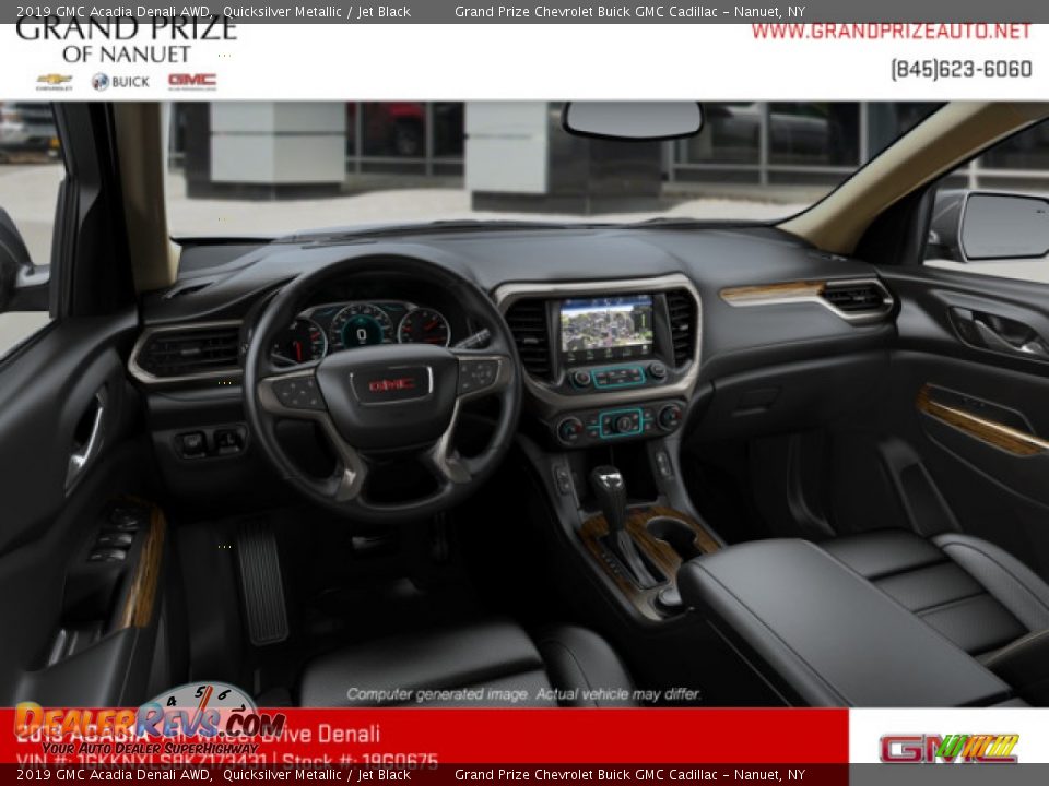 2019 GMC Acadia Denali AWD Quicksilver Metallic / Jet Black Photo #6