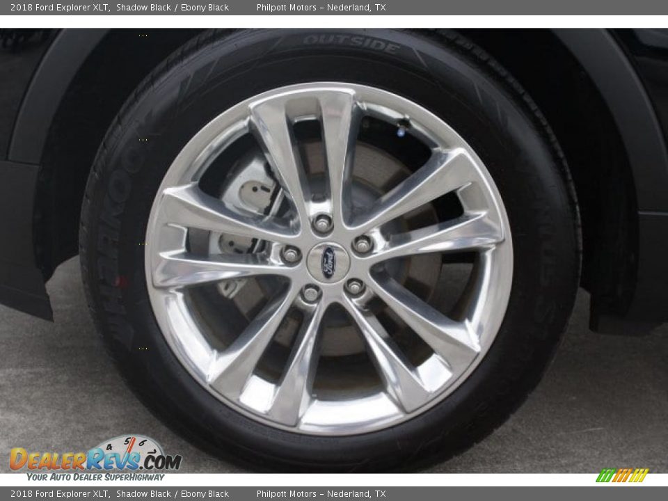 2018 Ford Explorer XLT Shadow Black / Ebony Black Photo #4