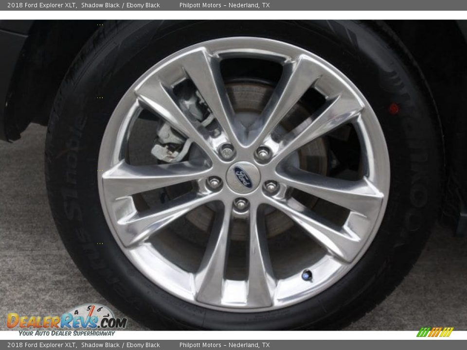 2018 Ford Explorer XLT Shadow Black / Ebony Black Photo #10