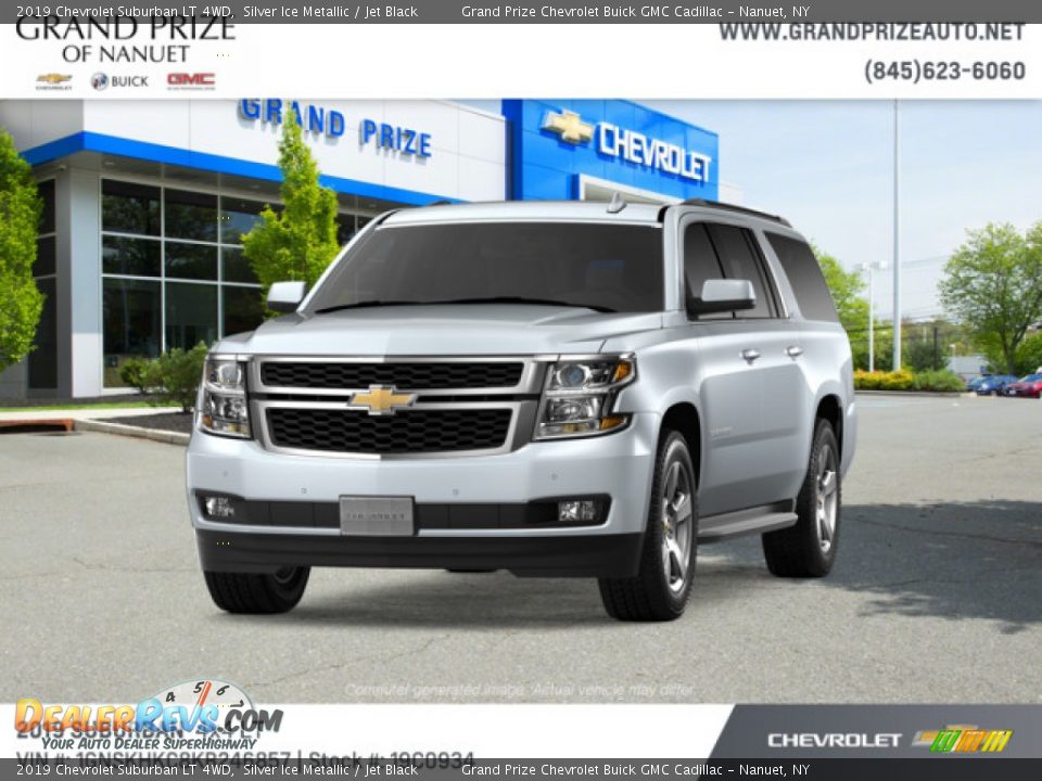 2019 Chevrolet Suburban LT 4WD Silver Ice Metallic / Jet Black Photo #1