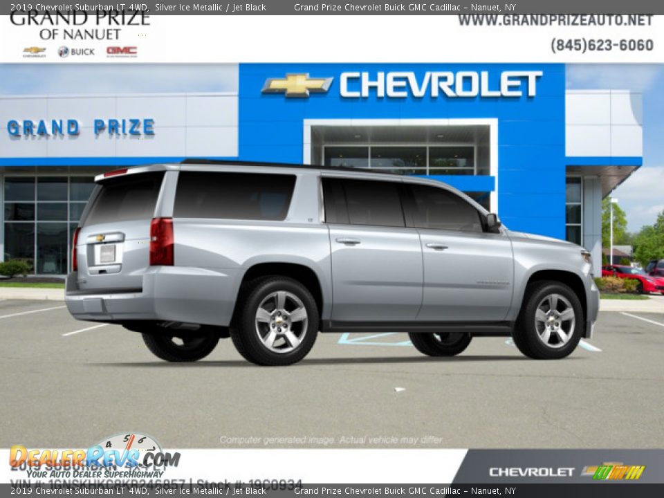 2019 Chevrolet Suburban LT 4WD Silver Ice Metallic / Jet Black Photo #4