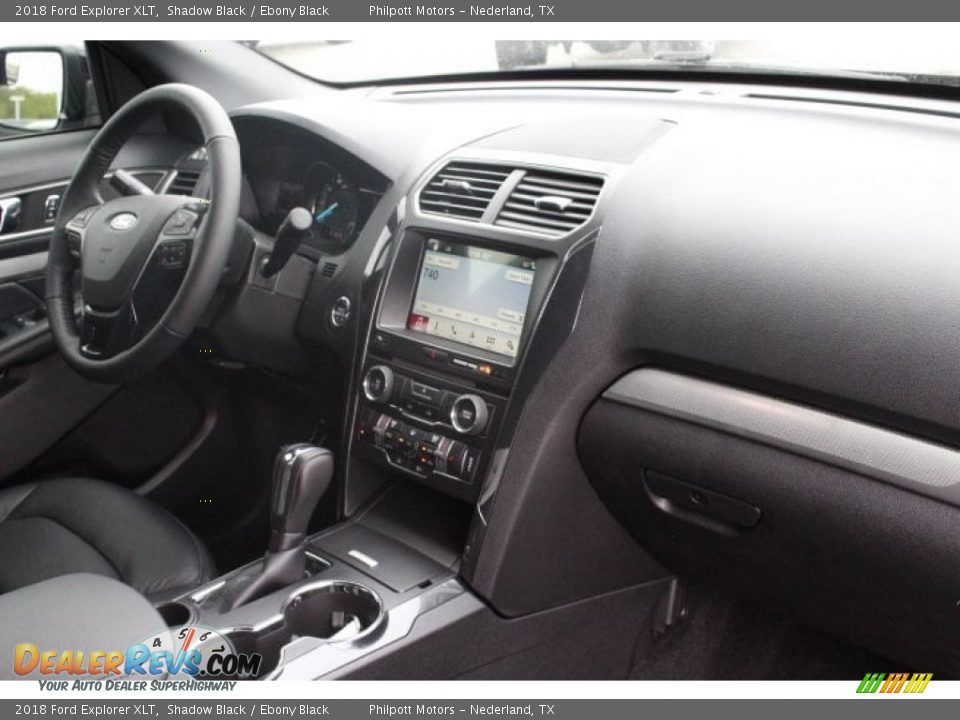 2018 Ford Explorer XLT Shadow Black / Ebony Black Photo #35