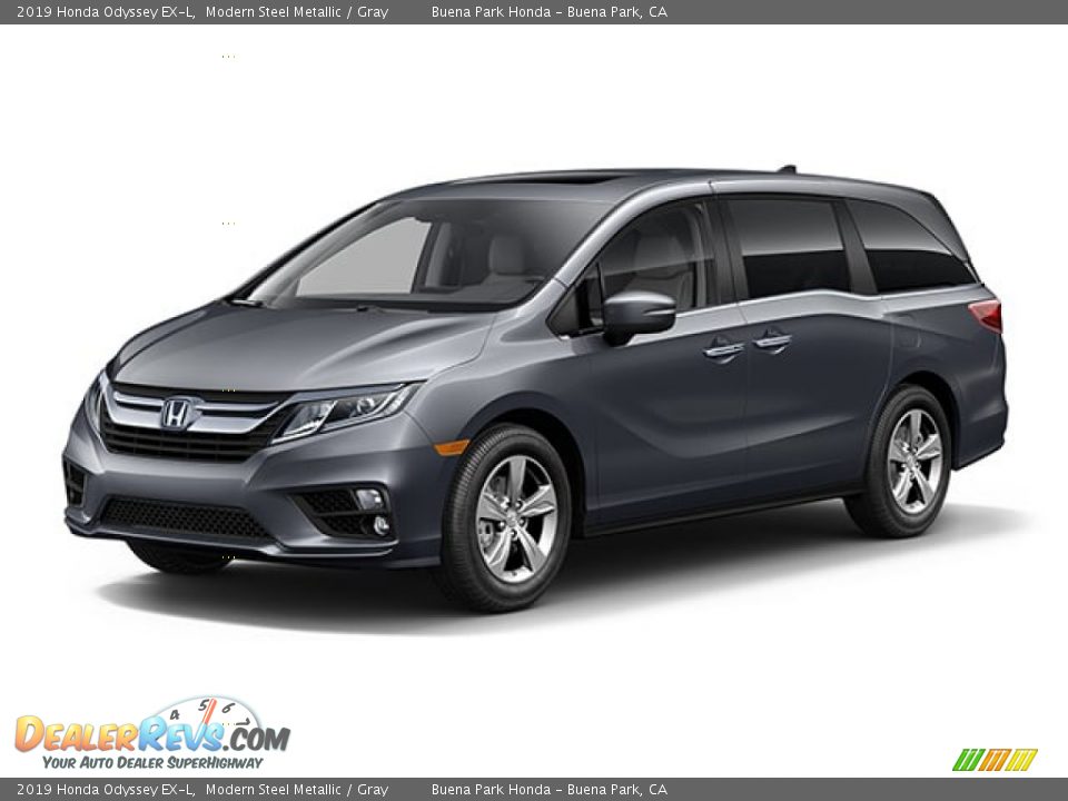 2019 Honda Odyssey EX-L Modern Steel Metallic / Gray Photo #29