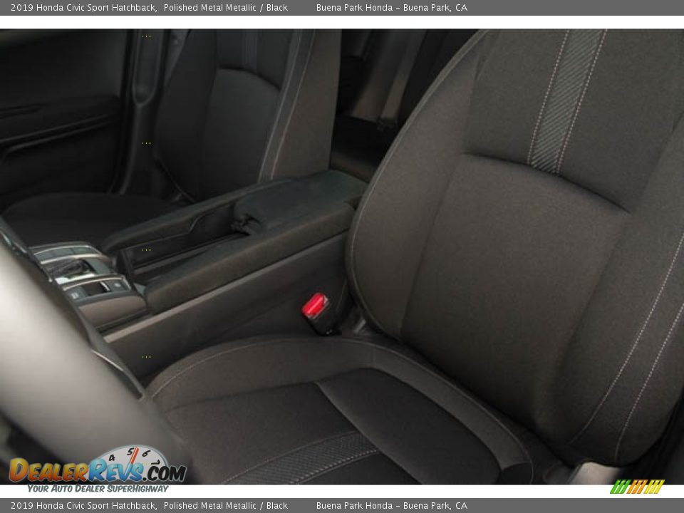 2019 Honda Civic Sport Hatchback Polished Metal Metallic / Black Photo #22