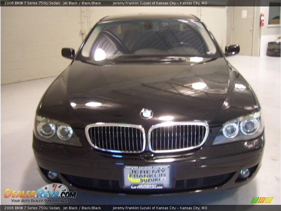 2006 BMW 7 Series 750Li Sedan Jet Black / Black/Black Photo #5