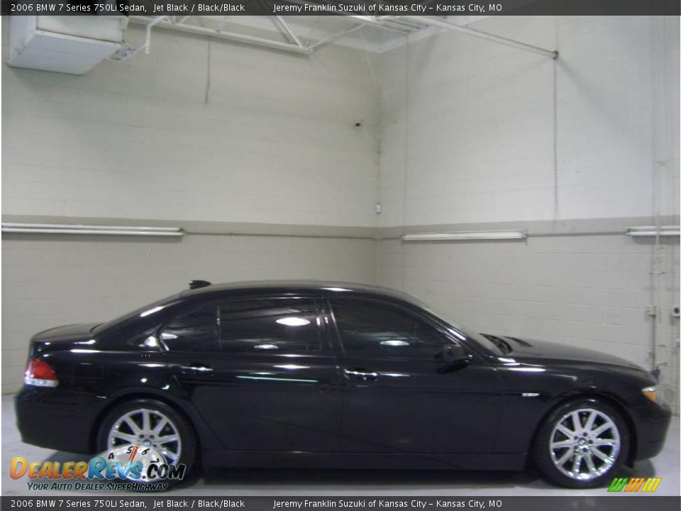 2006 BMW 7 Series 750Li Sedan Jet Black / Black/Black Photo #6