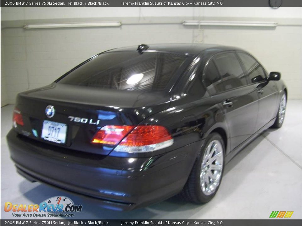 2006 BMW 7 Series 750Li Sedan Jet Black / Black/Black Photo #8