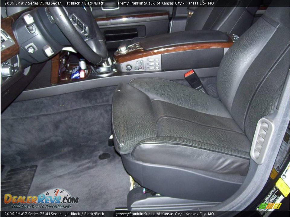 2006 BMW 7 Series 750Li Sedan Jet Black / Black/Black Photo #11