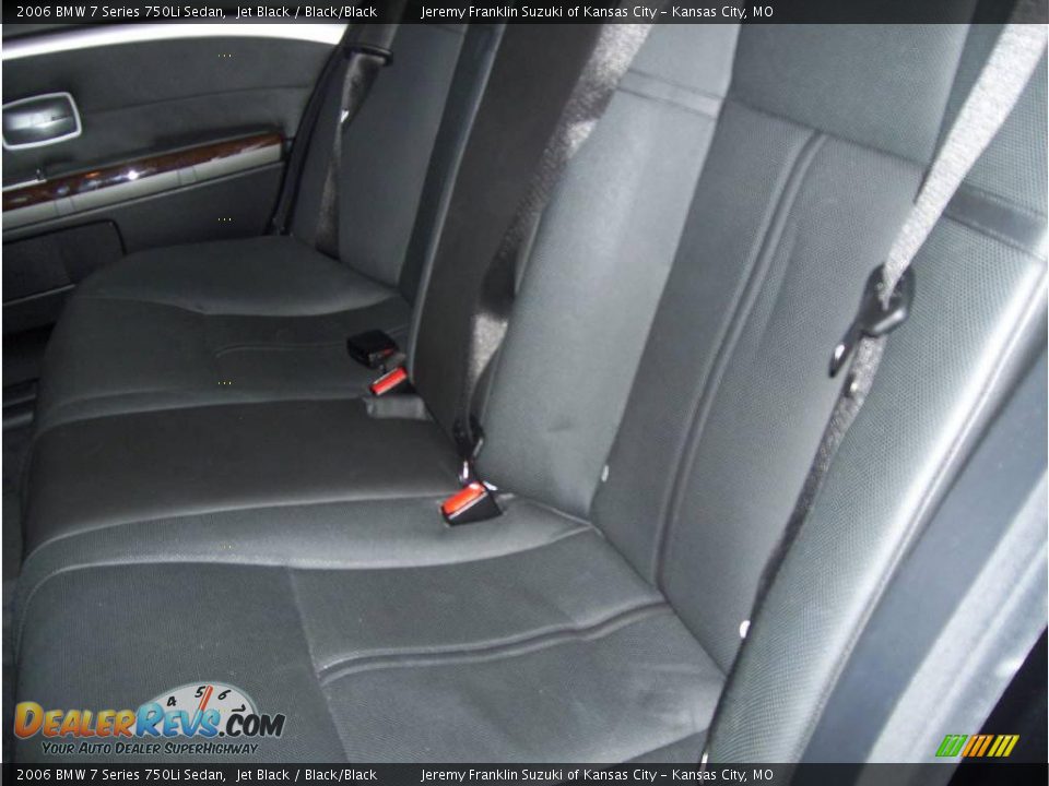 2006 BMW 7 Series 750Li Sedan Jet Black / Black/Black Photo #13