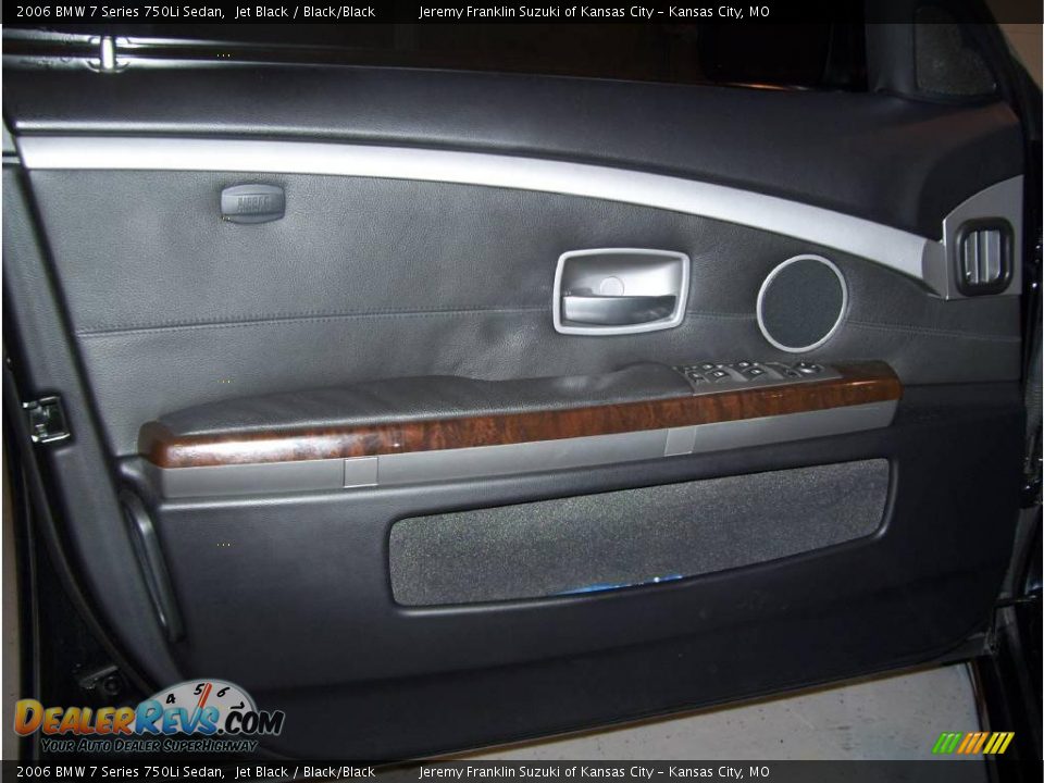 2006 BMW 7 Series 750Li Sedan Jet Black / Black/Black Photo #14