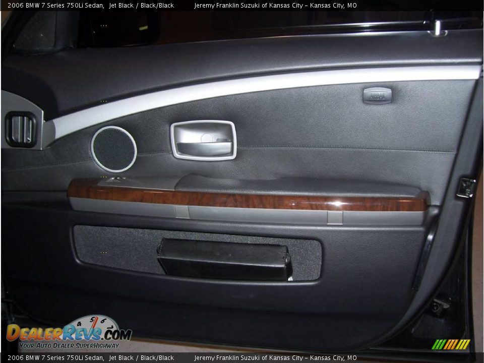 2006 BMW 7 Series 750Li Sedan Jet Black / Black/Black Photo #15