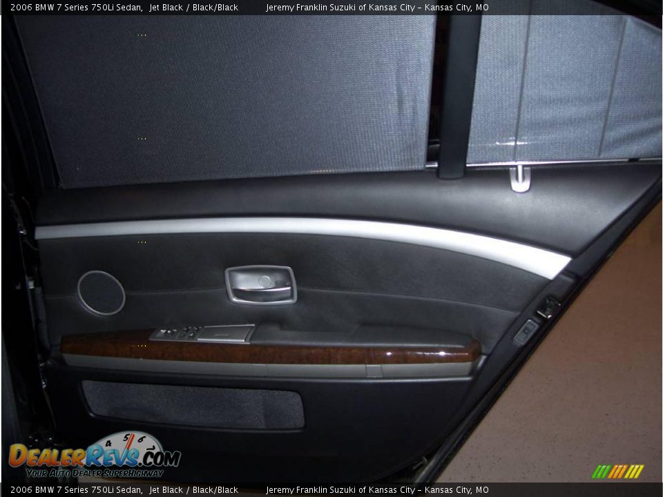 2006 BMW 7 Series 750Li Sedan Jet Black / Black/Black Photo #16