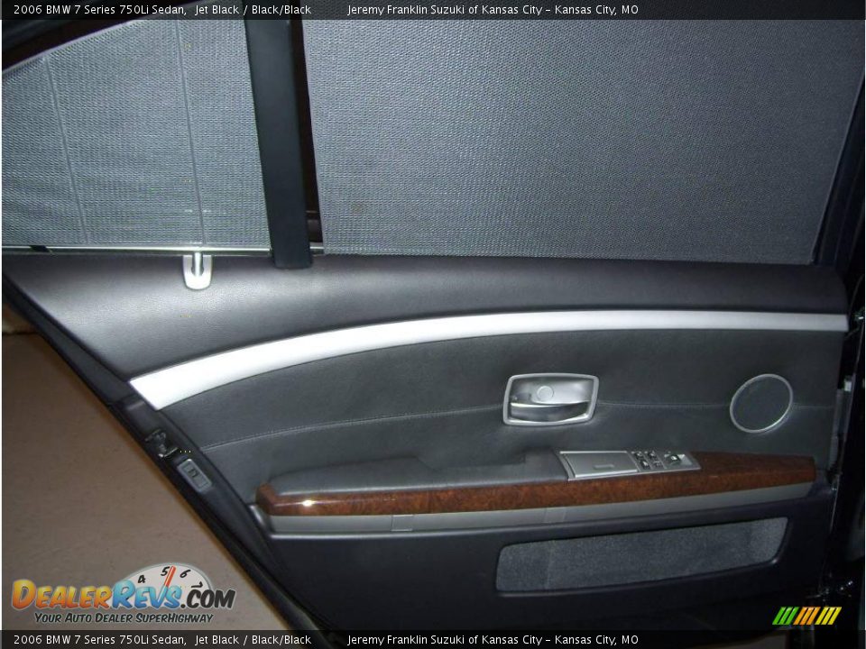 2006 BMW 7 Series 750Li Sedan Jet Black / Black/Black Photo #17