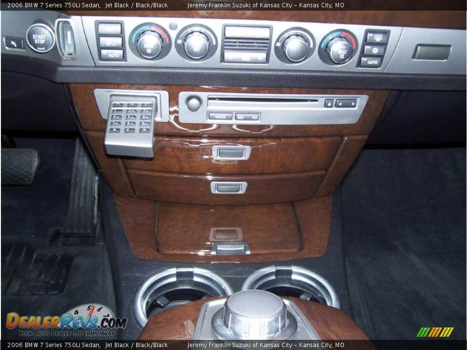 2006 BMW 7 Series 750Li Sedan Jet Black / Black/Black Photo #21