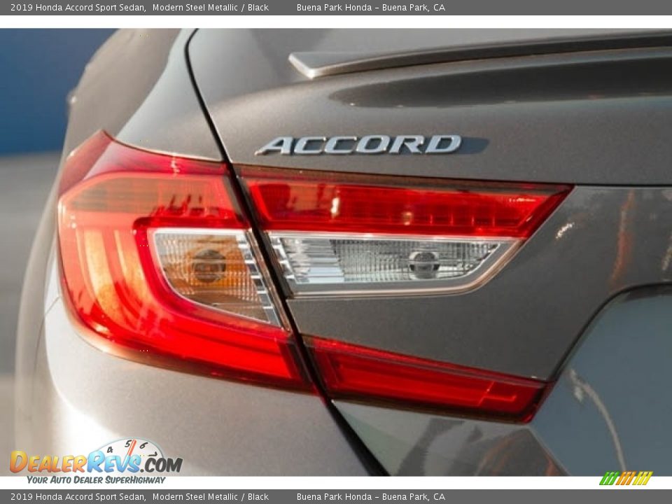 2019 Honda Accord Sport Sedan Modern Steel Metallic / Black Photo #7