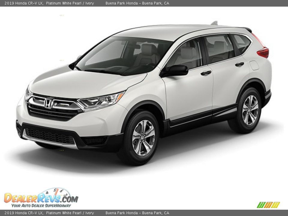 2019 Honda CR-V LX Platinum White Pearl / Ivory Photo #36