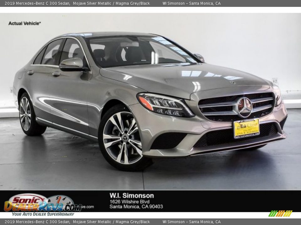 2019 Mercedes-Benz C 300 Sedan Mojave Silver Metallic / Magma Grey/Black Photo #1