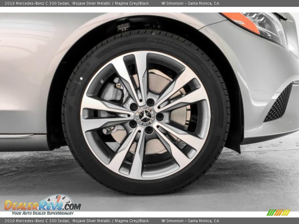 2019 Mercedes-Benz C 300 Sedan Mojave Silver Metallic / Magma Grey/Black Photo #9