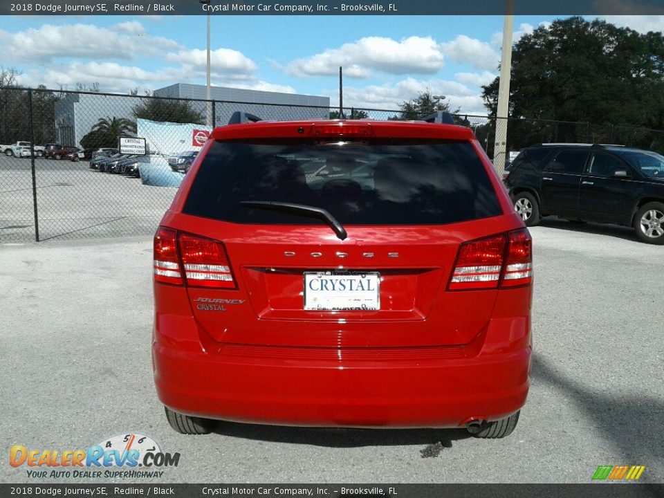 2018 Dodge Journey SE Redline / Black Photo #4