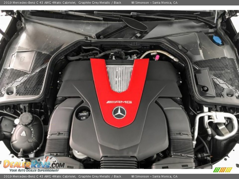 2019 Mercedes-Benz C 43 AMG 4Matic Cabriolet 3.0 Liter AMG biturbo DOHC 24-Valve VVT V6 Engine Photo #8