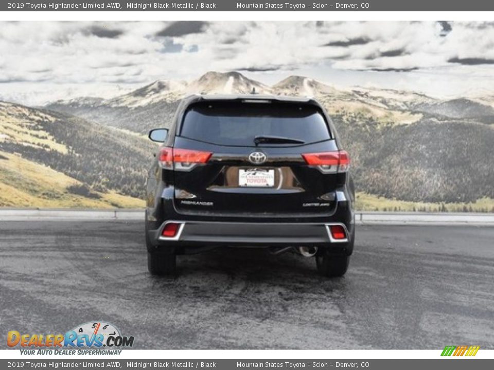 2019 Toyota Highlander Limited AWD Midnight Black Metallic / Black Photo #4