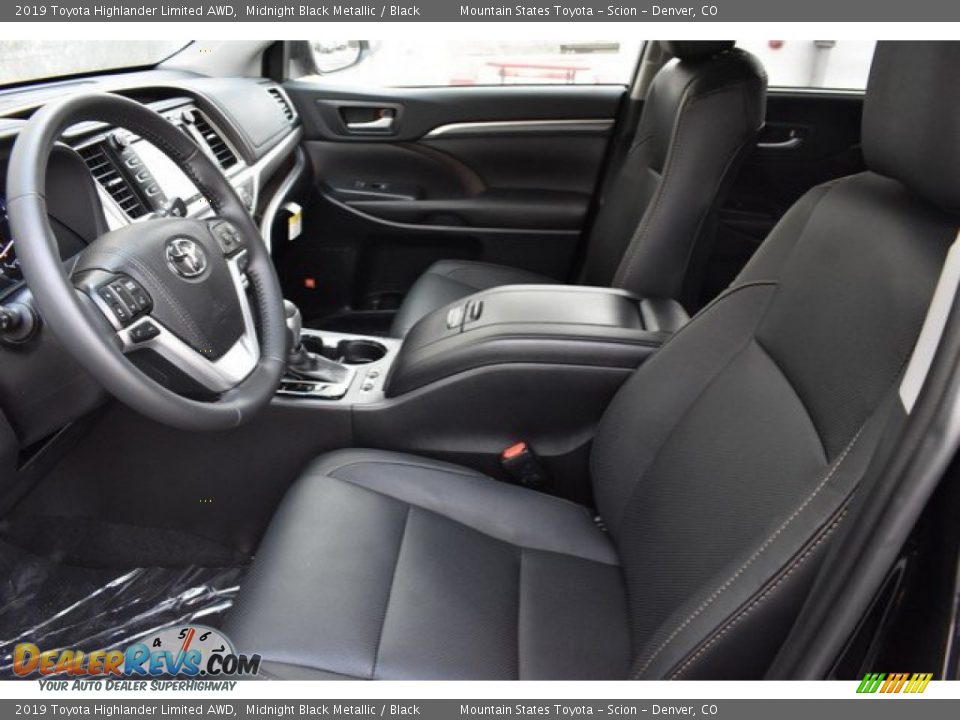 2019 Toyota Highlander Limited AWD Midnight Black Metallic / Black Photo #6