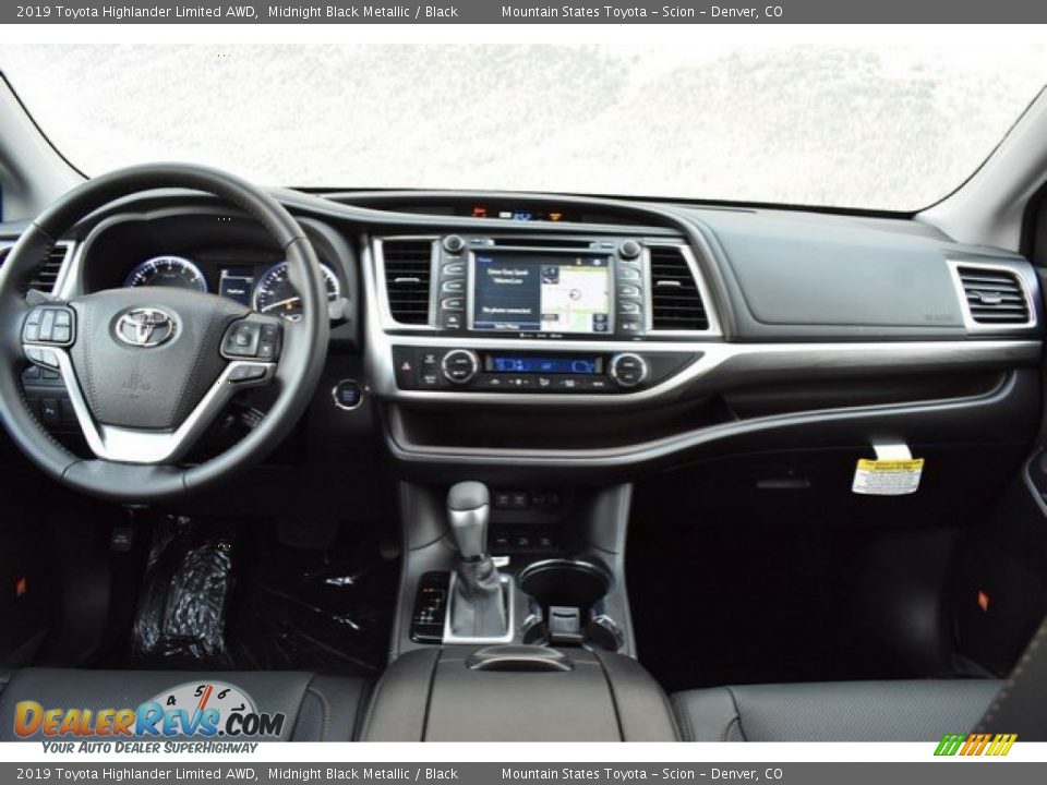 2019 Toyota Highlander Limited AWD Midnight Black Metallic / Black Photo #8