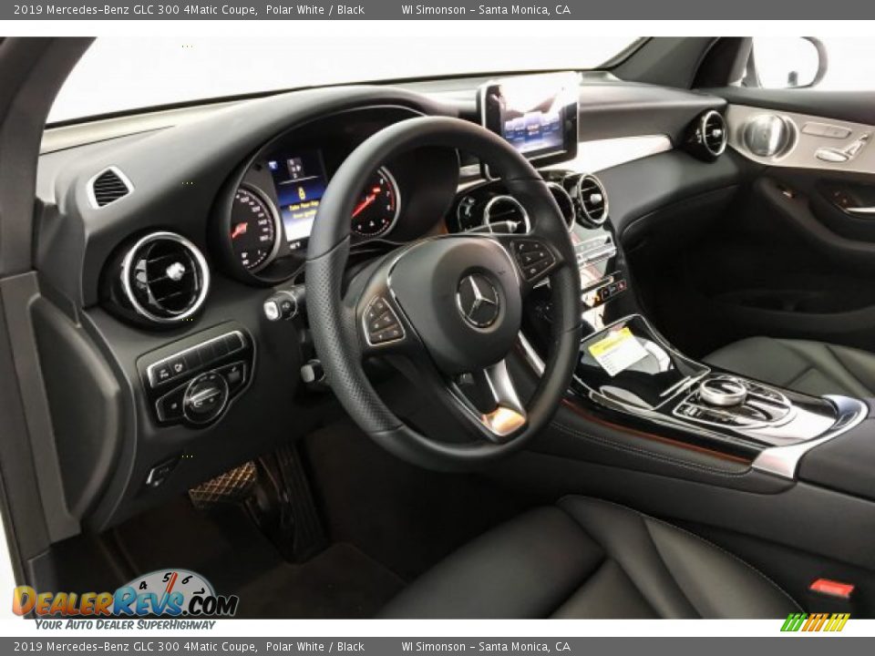 2019 Mercedes-Benz GLC 300 4Matic Coupe Polar White / Black Photo #4