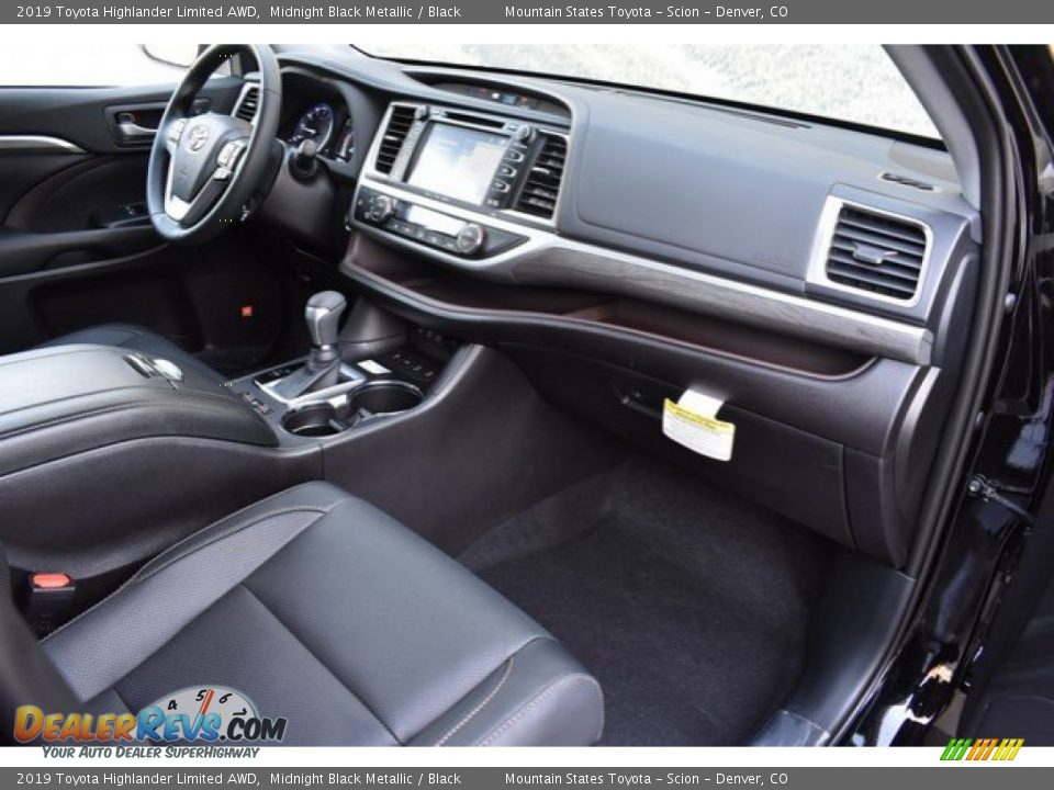 2019 Toyota Highlander Limited AWD Midnight Black Metallic / Black Photo #11