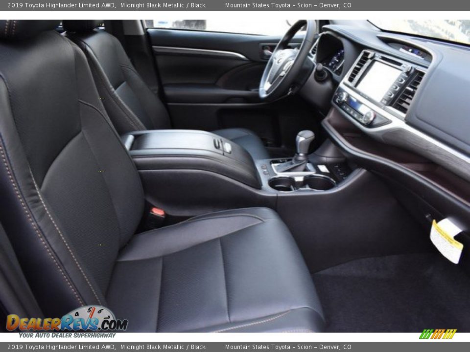 2019 Toyota Highlander Limited AWD Midnight Black Metallic / Black Photo #12