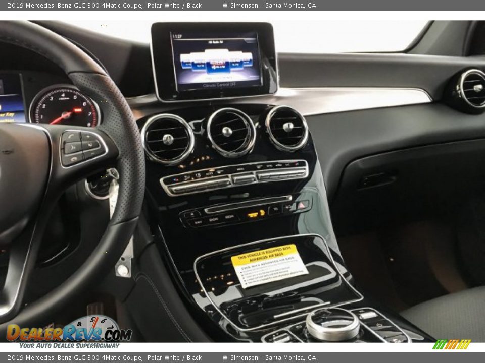2019 Mercedes-Benz GLC 300 4Matic Coupe Polar White / Black Photo #6
