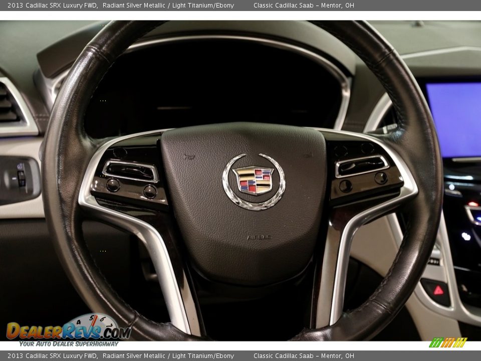 2013 Cadillac SRX Luxury FWD Radiant Silver Metallic / Light Titanium/Ebony Photo #6
