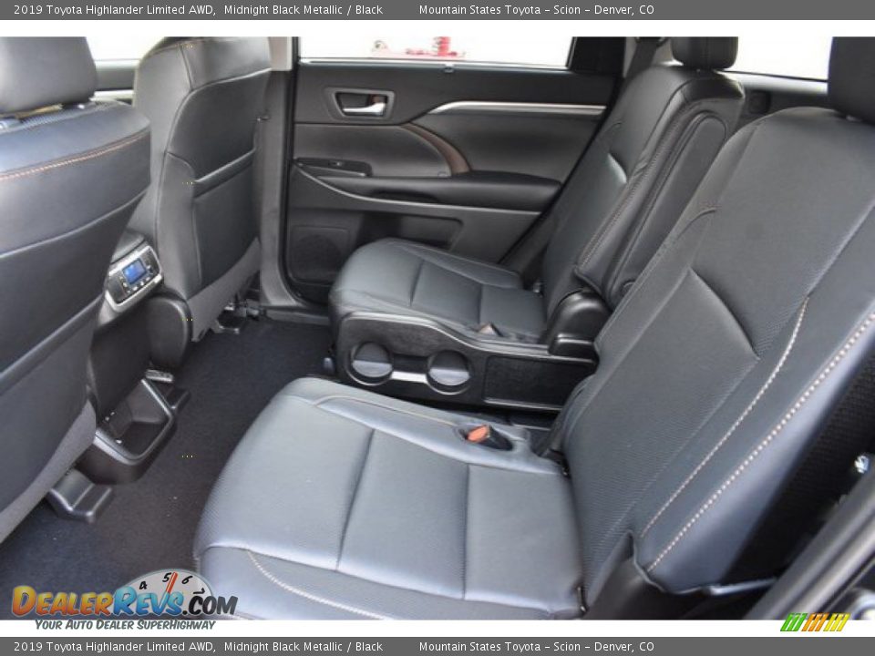 2019 Toyota Highlander Limited AWD Midnight Black Metallic / Black Photo #15