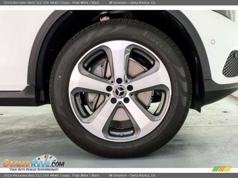 2019 Mercedes-Benz GLC 300 4Matic Coupe Polar White / Black Photo #9