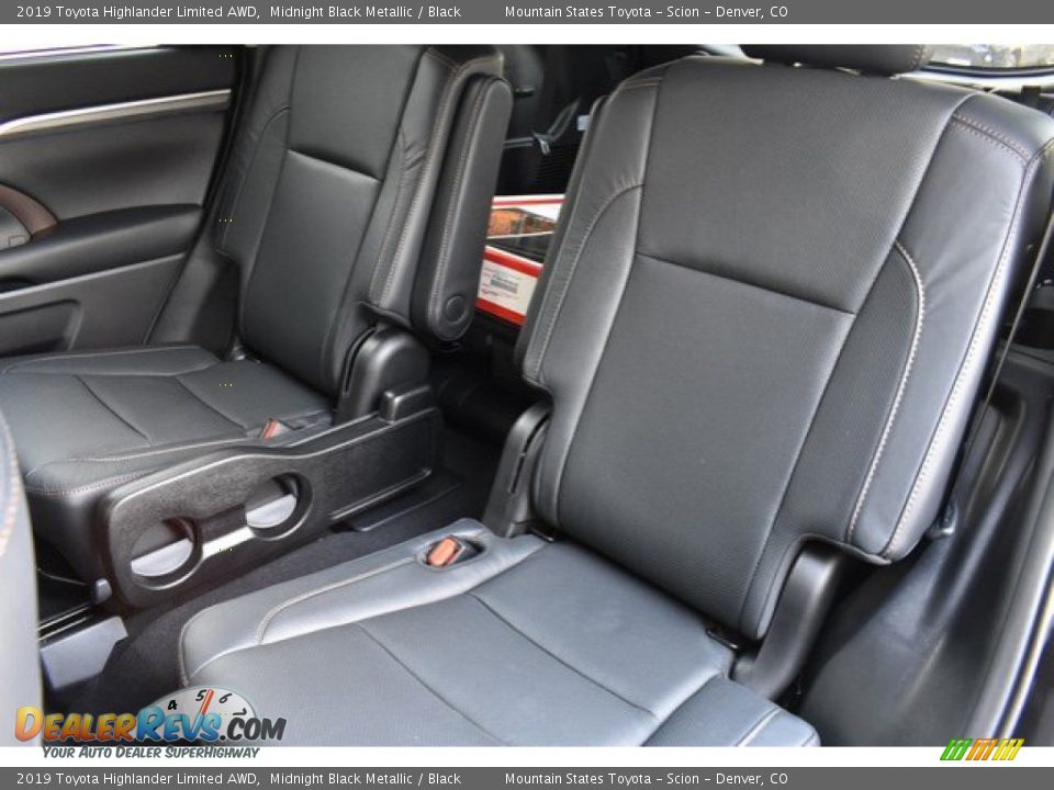 2019 Toyota Highlander Limited AWD Midnight Black Metallic / Black Photo #16
