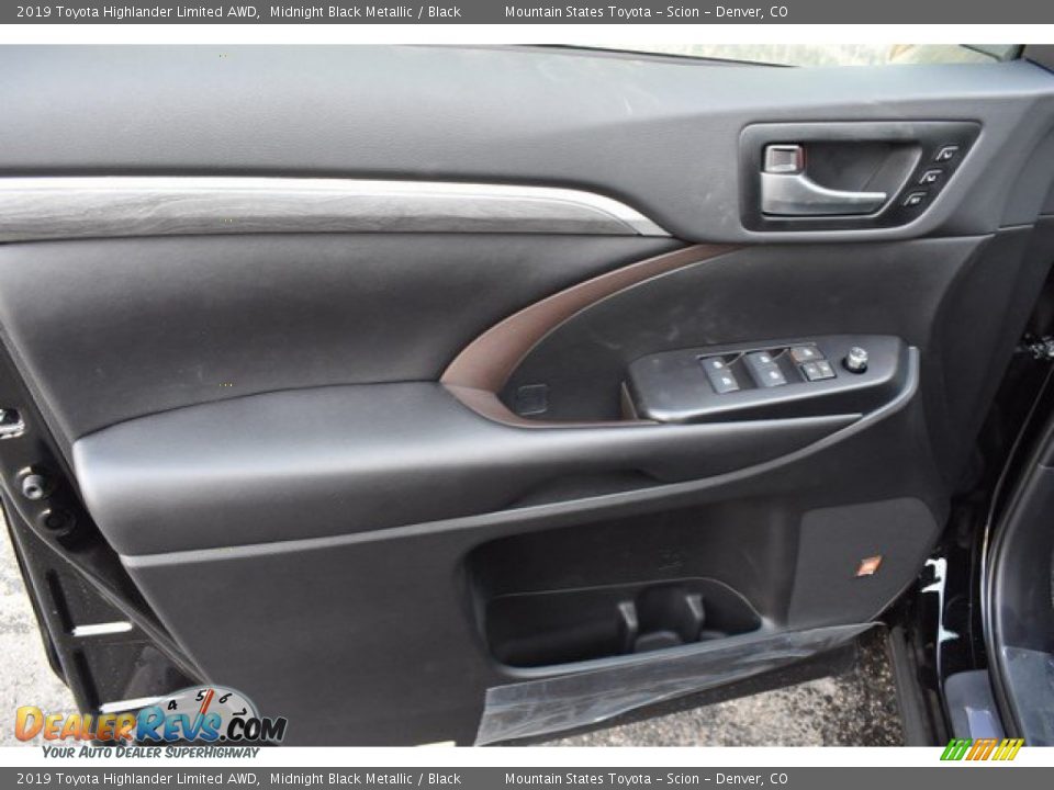 2019 Toyota Highlander Limited AWD Midnight Black Metallic / Black Photo #23