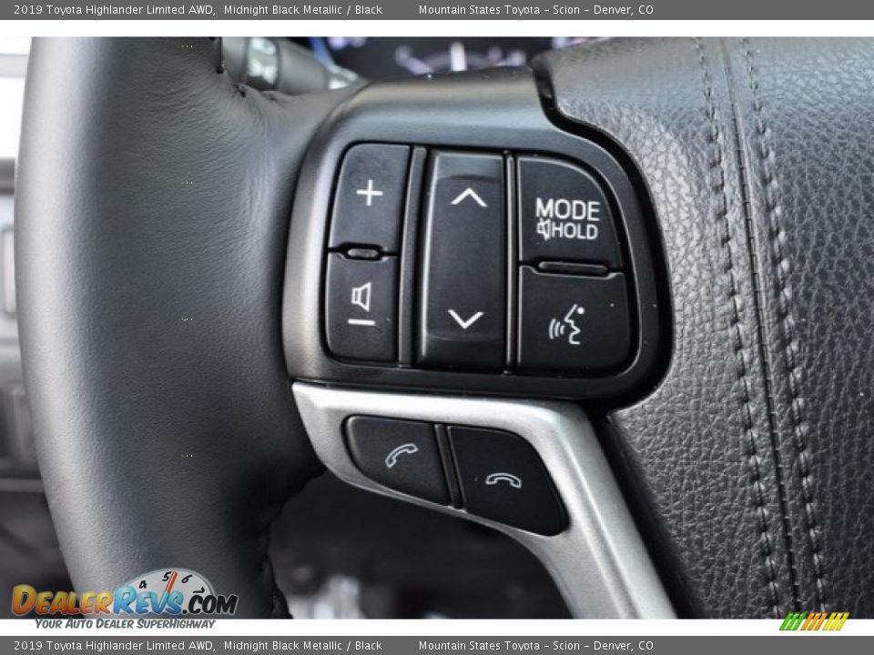 2019 Toyota Highlander Limited AWD Midnight Black Metallic / Black Photo #30