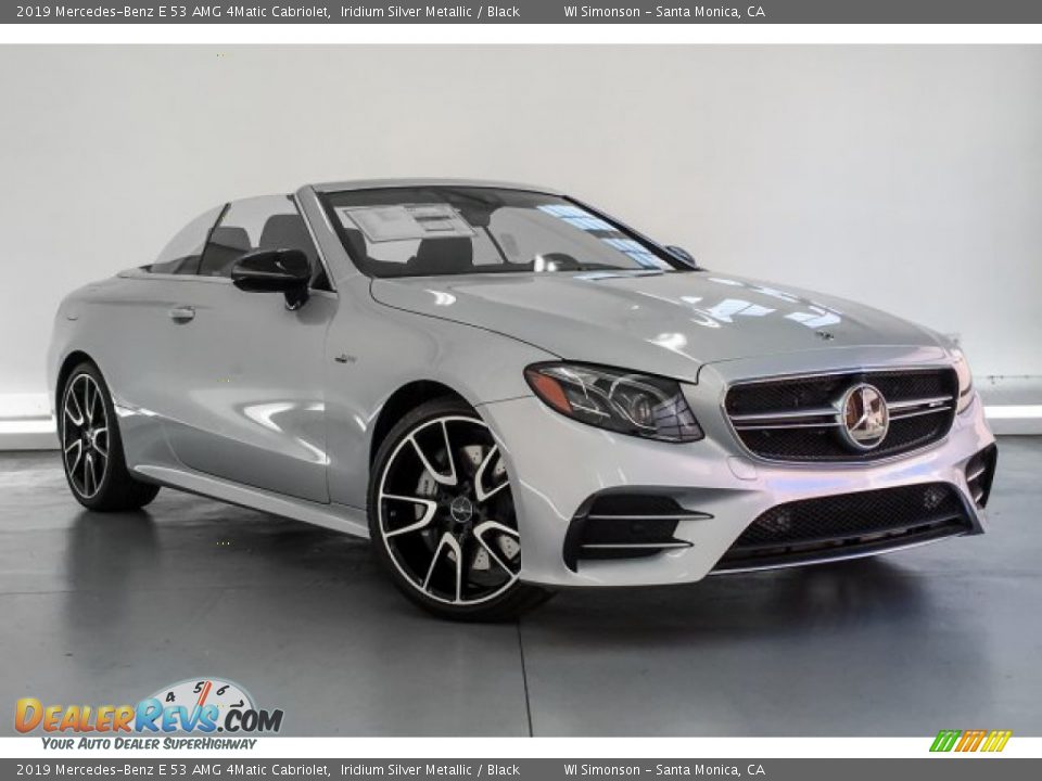 Front 3/4 View of 2019 Mercedes-Benz E 53 AMG 4Matic Cabriolet Photo #12