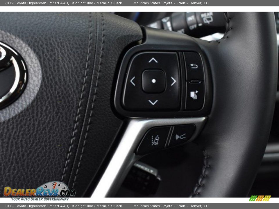 2019 Toyota Highlander Limited AWD Midnight Black Metallic / Black Photo #31